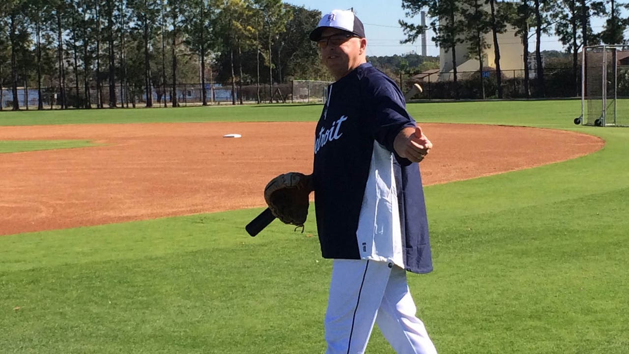 Instructing Tigers' hitters is Wally Joyner's new world